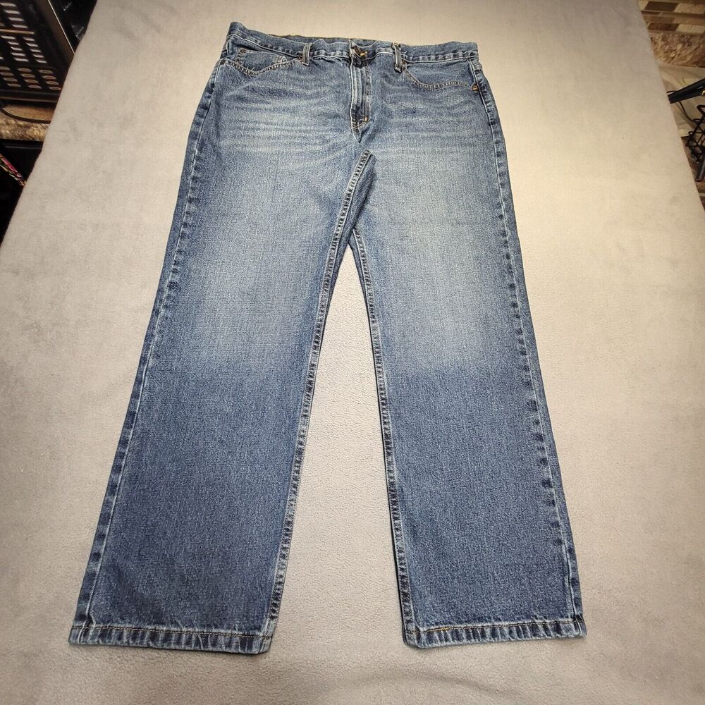 Faded Glory Jeans Mens 40x30 Blue Straight Leg Original Straight Denim